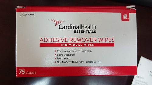 Cardinal Health Essentials Adhesive Remover Wipes