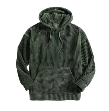 Essentials Hooded Corduroy Pullover for Men (One Piece)