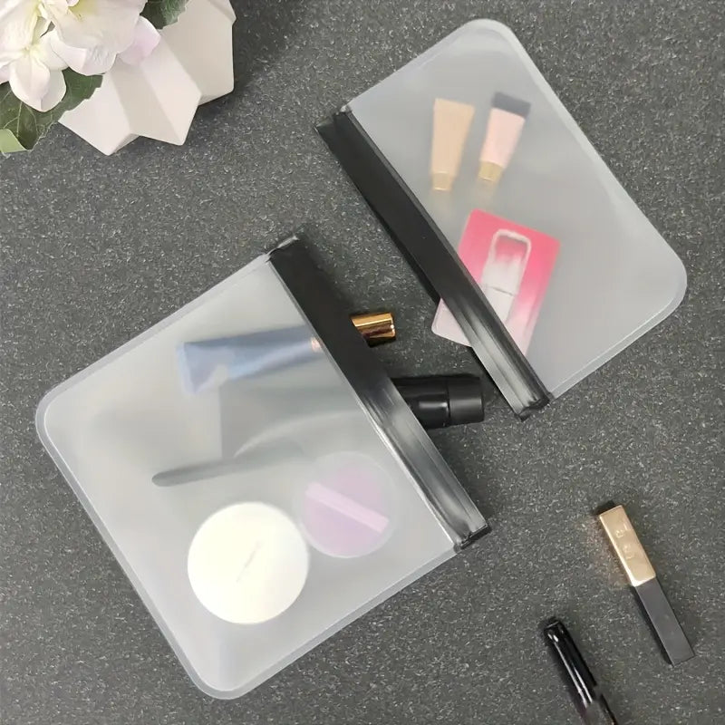 Portable Waterproof PEVA Makeup Bag for Travel Essentials