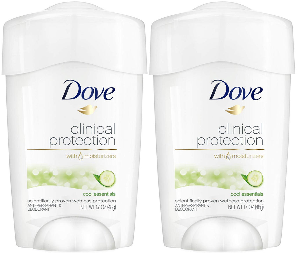 Dove Clinical Protection Antiperspirant Deodorant Cool Essentials 1.7 oz