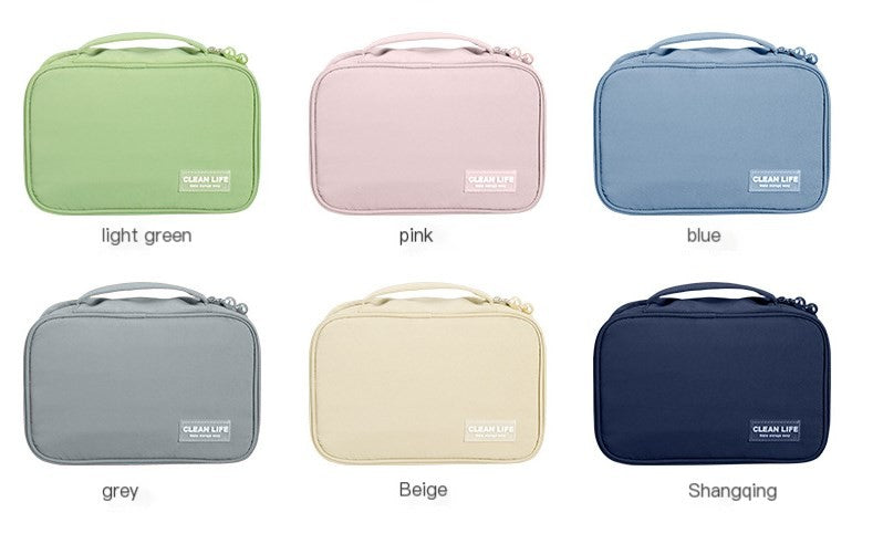 Stylish Green Makeup Bag for Organizing Beauty Essentials