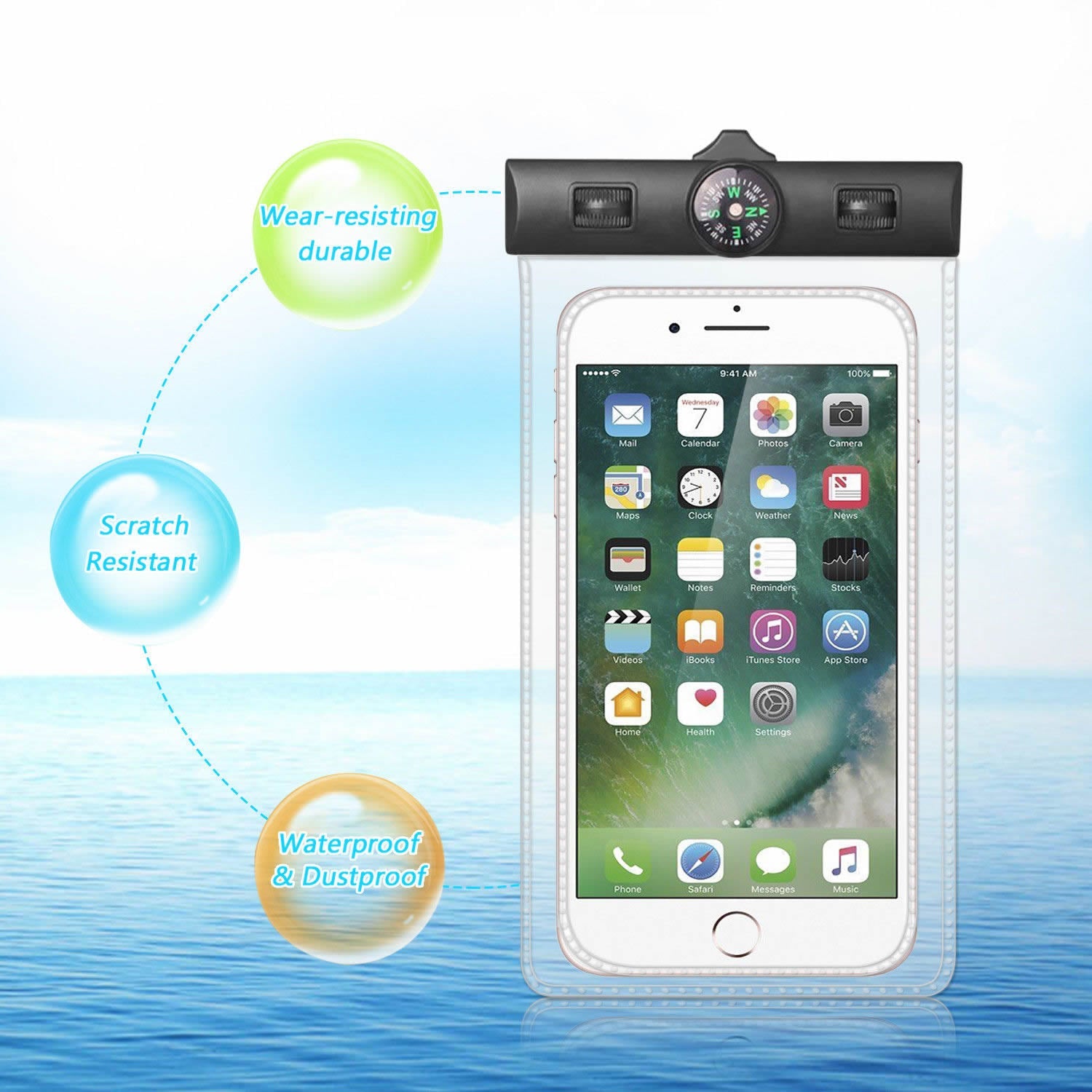 AQUA POUCH - Waterproof Pouch for your Smartphone and your Essentials