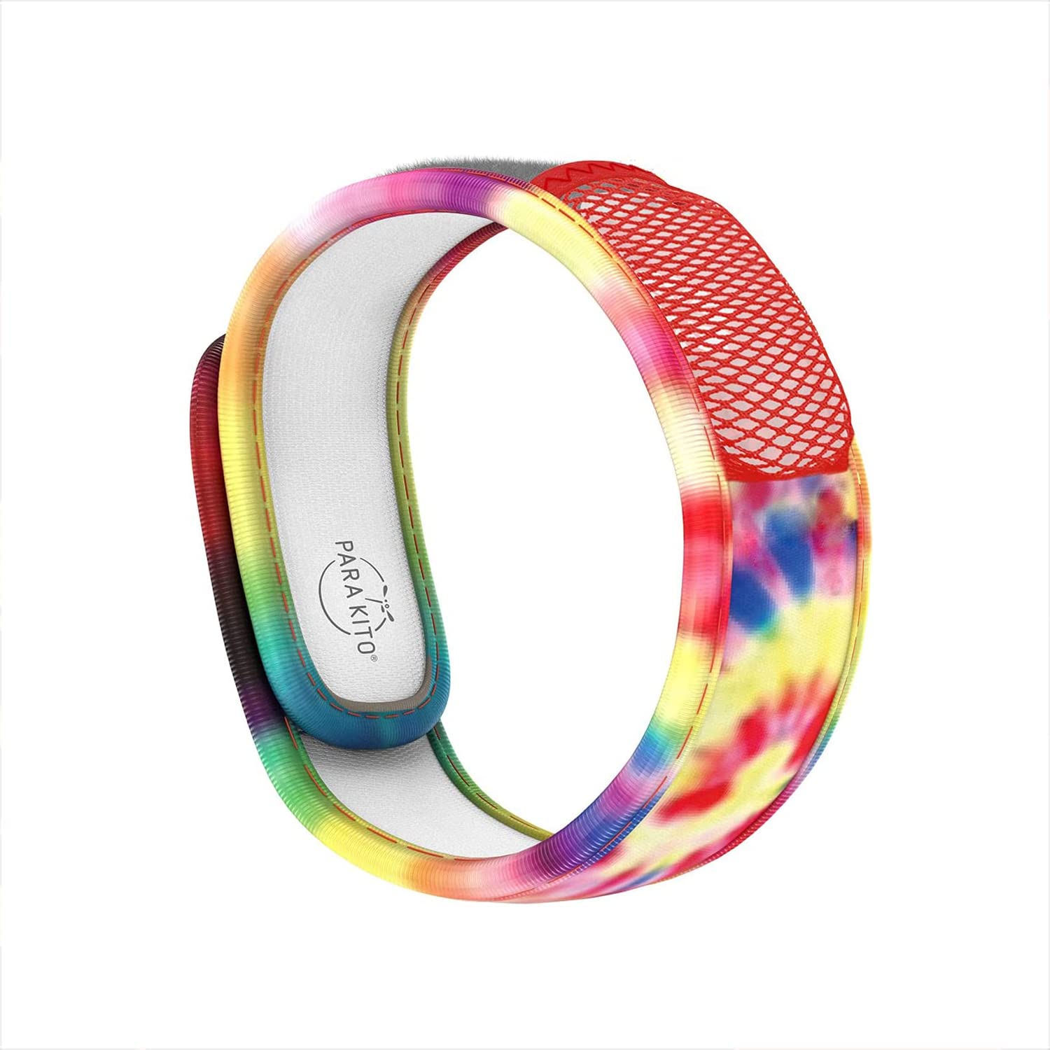 PARAKITO Mosquito Insect & Bug Protection Wristband - Mosquito Stickers & Bug Spray Alternative - Summer Essentials Beach Accessories Hiking & Camping Essentials - Natural Essential Oils (Tie Dye)
