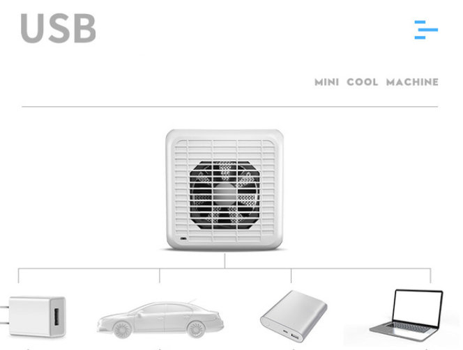 Mini Air Conditioner USB Dormitory Cooling Fan