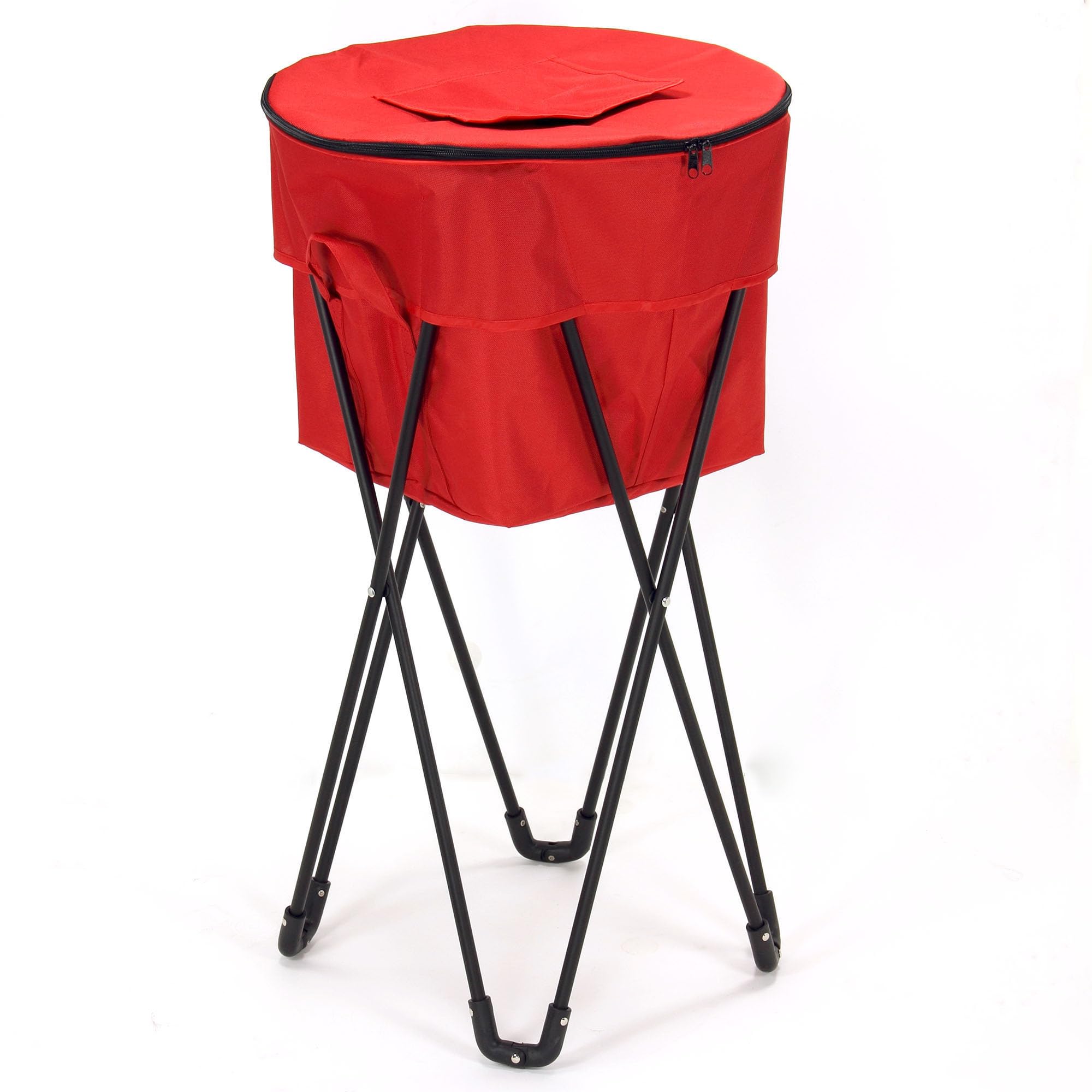 Household Essentials 2170-1 Standing Ice Cooler Red